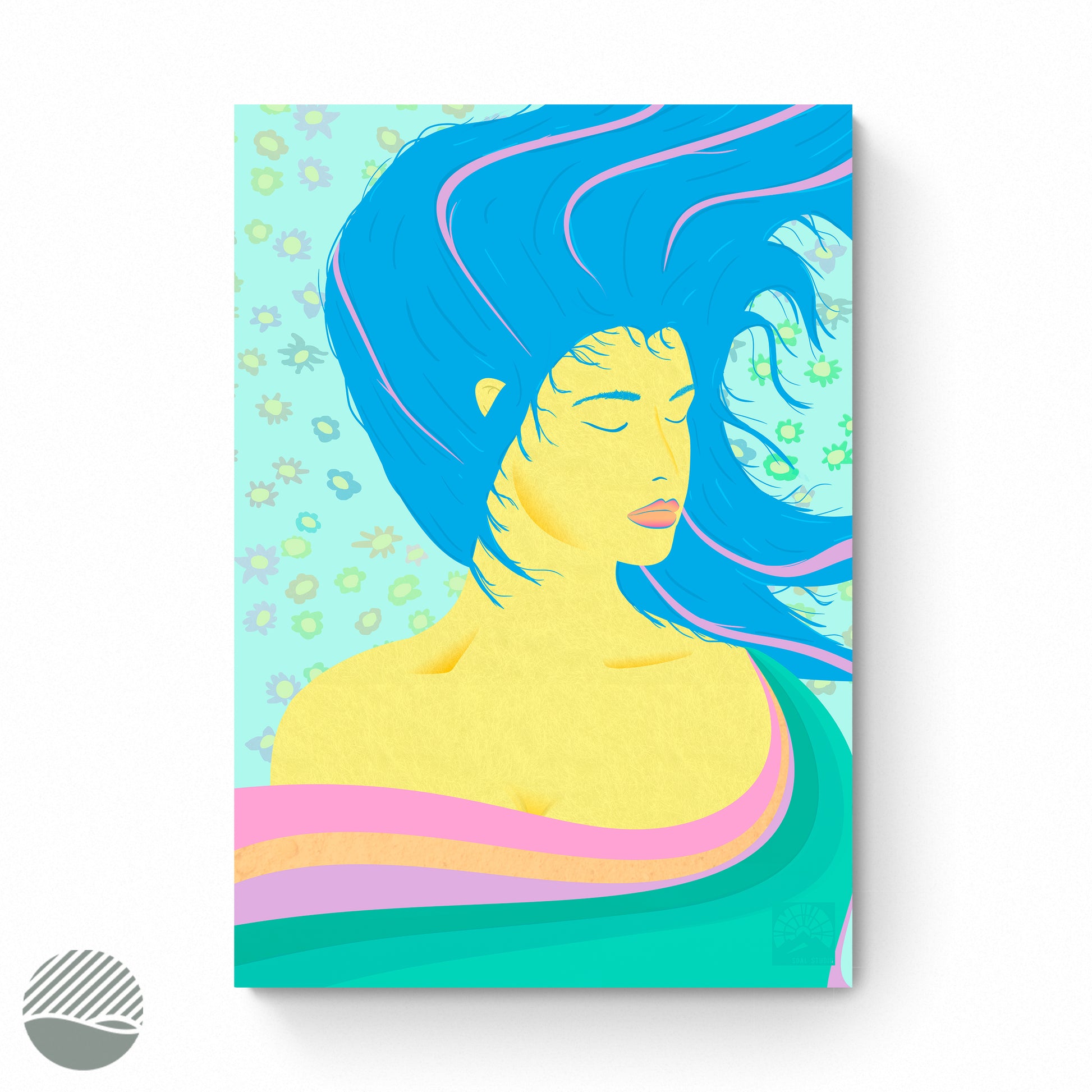 Air goddess art print by SOAL Studio on NOKUKO.com