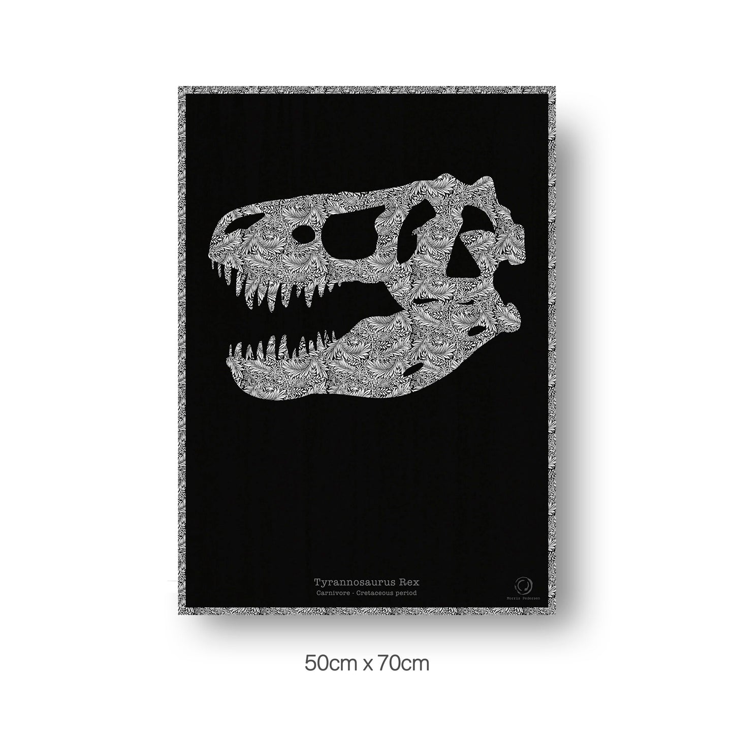 NOKUKO - Art - Pública Rework - Patterns of ancient life Morris Pedersen dark - 50cmx70cm print