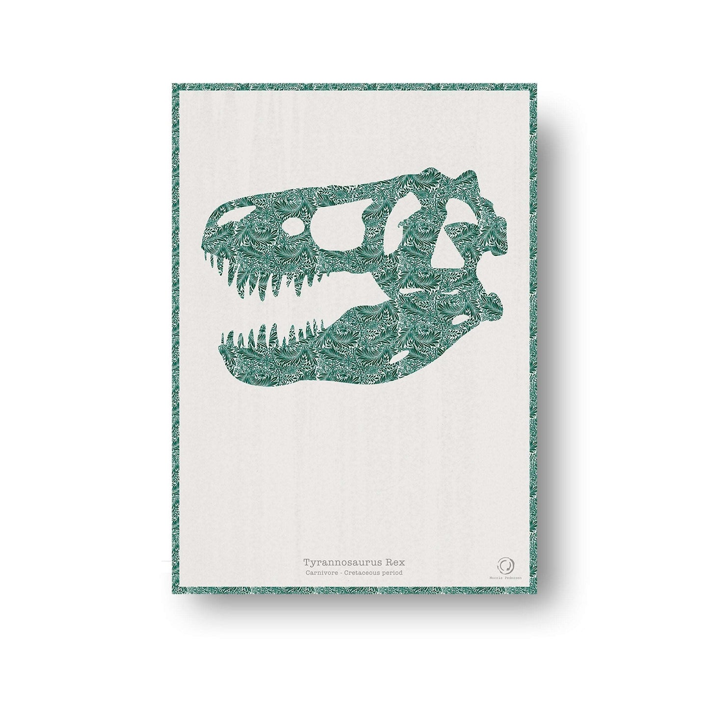 NOKUKO - Art - Pública Rework - Patterns of ancient life Morris Pedersen light - green print