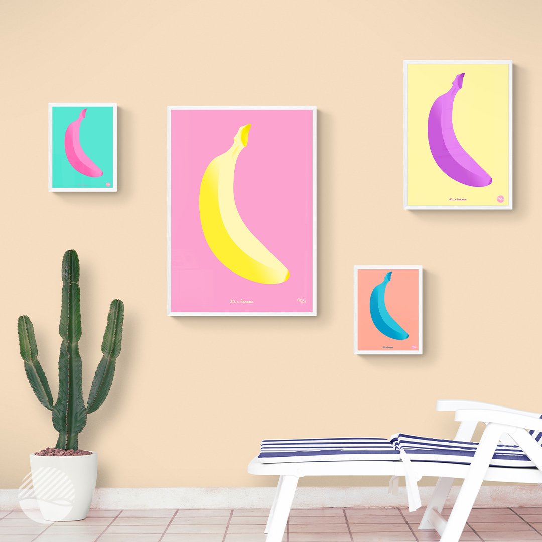 NOKUKO - art - Flying Fuck - It's a banana - mockup front