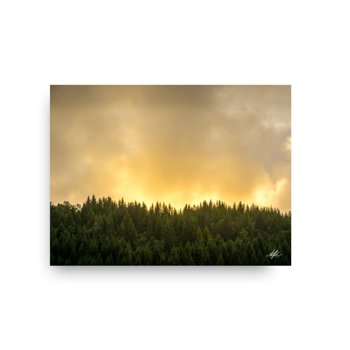 NOKUKO - photo - Alan Pedersen - ALANTHEROCK - Night of bright light Norway - print