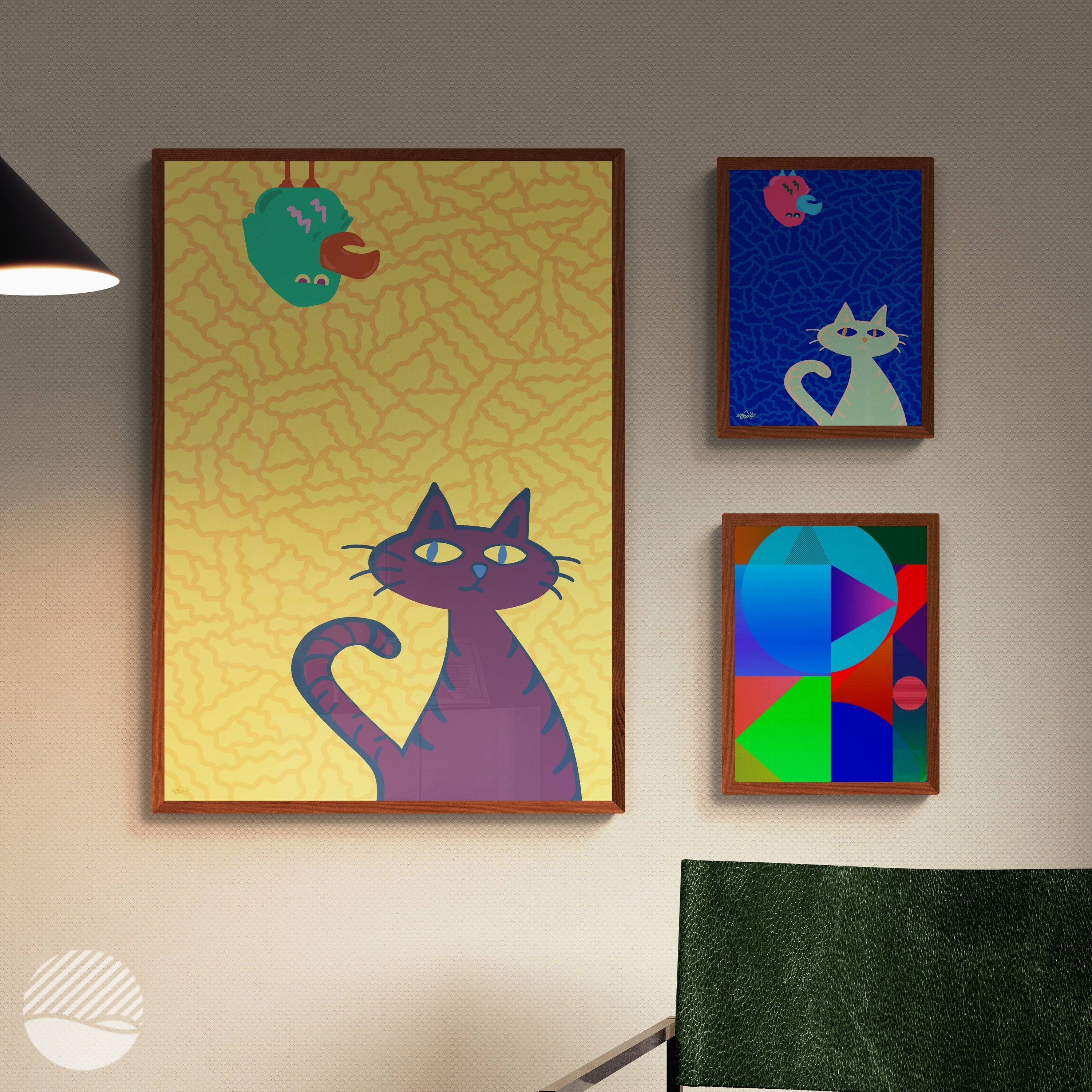 Bird and Cat by SOAL Studio: Who Is Upside Down?