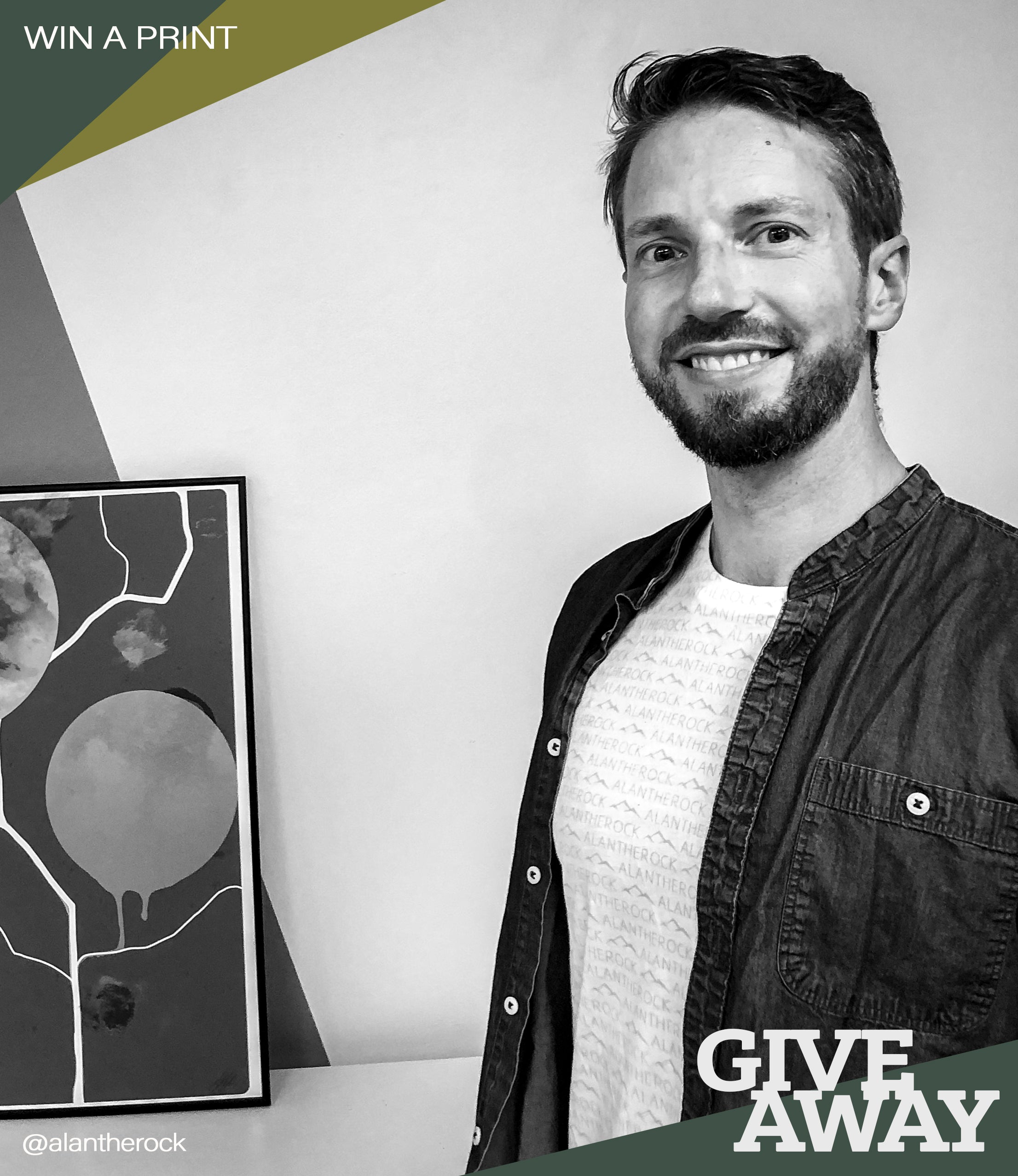 Alan Pedersen - ALANTHEROCKs Instagram give-away post in partnership with NOKUKO - blogpost