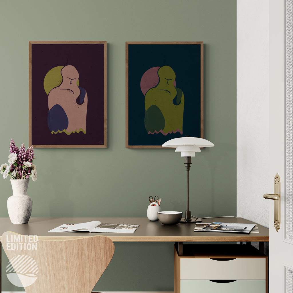 Without Armour by Alan Pedersen (Alantherock) displayed in a room setting