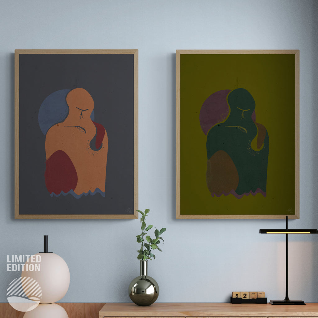 Without Armour by Alan Pedersen (Alantherock) displayed in a room setting