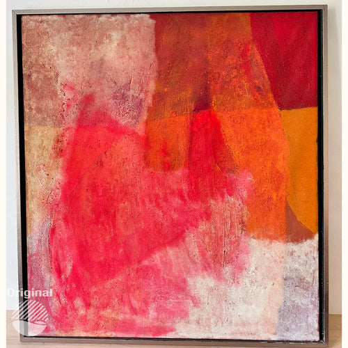Abstract no.2 - Abstrakt nr.2 by Lis Lauendorf. Original painting, available in 96cm x 104cm Abstract no.2 by Lis Lauendorf - Only