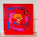 Abstract no.7 - Abstrakt nr.7 by Lis Lauendorf. Original painting, available in 74cm x 78cm Abstract no.7 by Lis Lauendorf - Only 