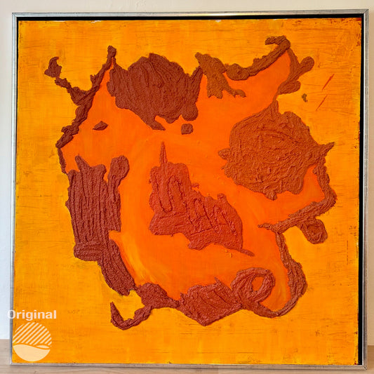 Abstrakt nr.9 - Abstrakt nr.9 af Lis Lauendorf - Originalt kunststykke - 