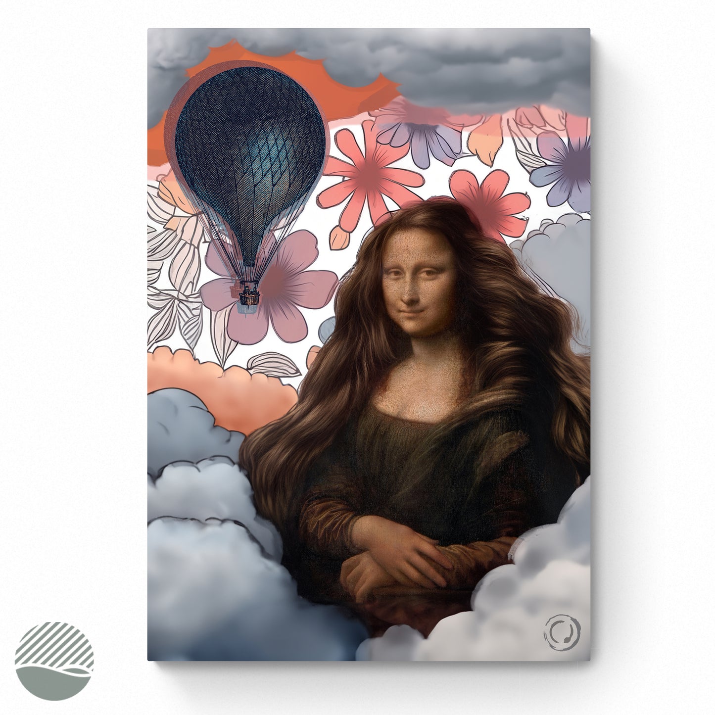 Among the clouds - Monai Lisai art print by Pública Rework print example