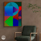 Brown Living room mockup of Building Colours in Dusk art print by SOAL Studio on NOKUKO.com 