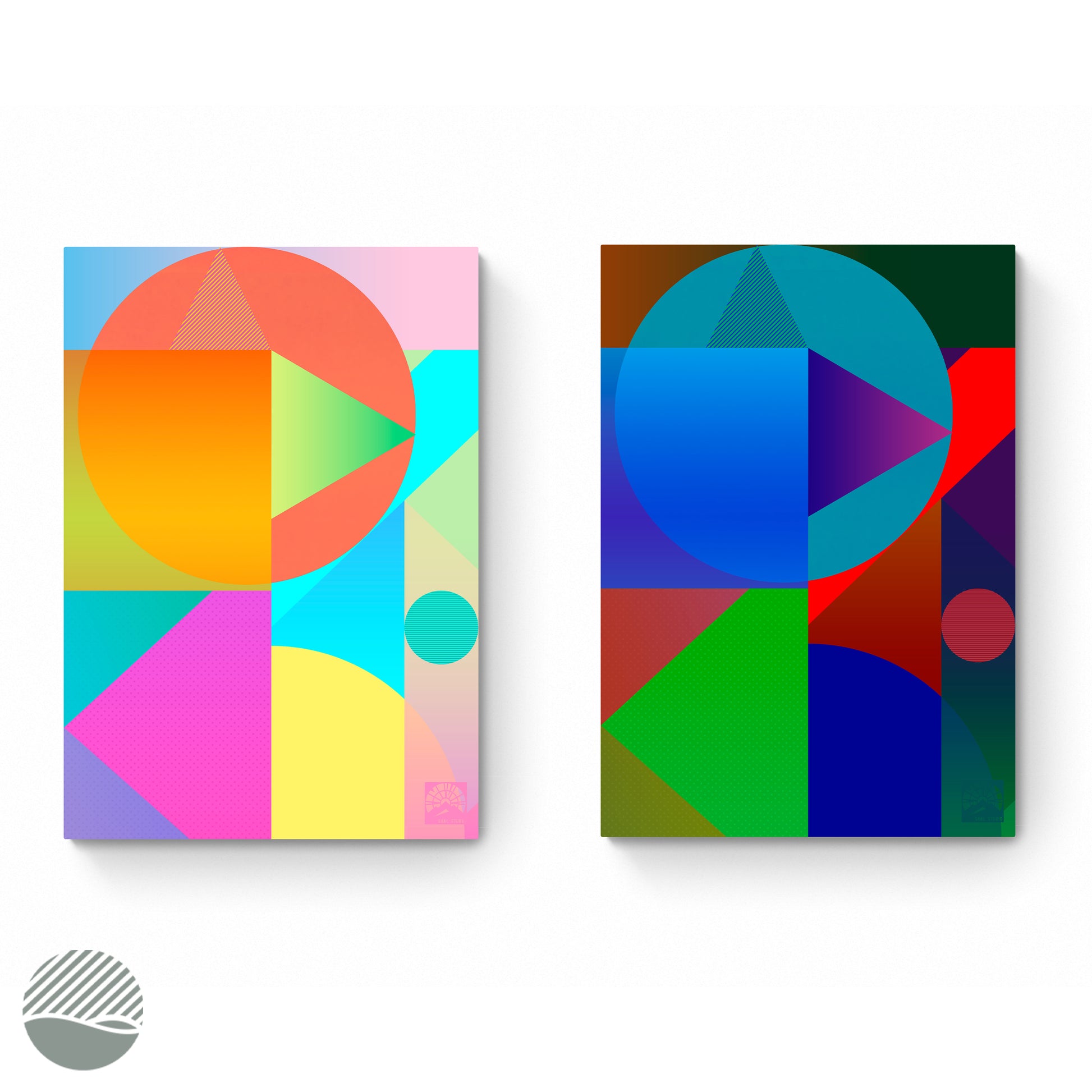 Building Colours in Sunrise and Dusk art print by SOAL Studio on NOKUKO.com 