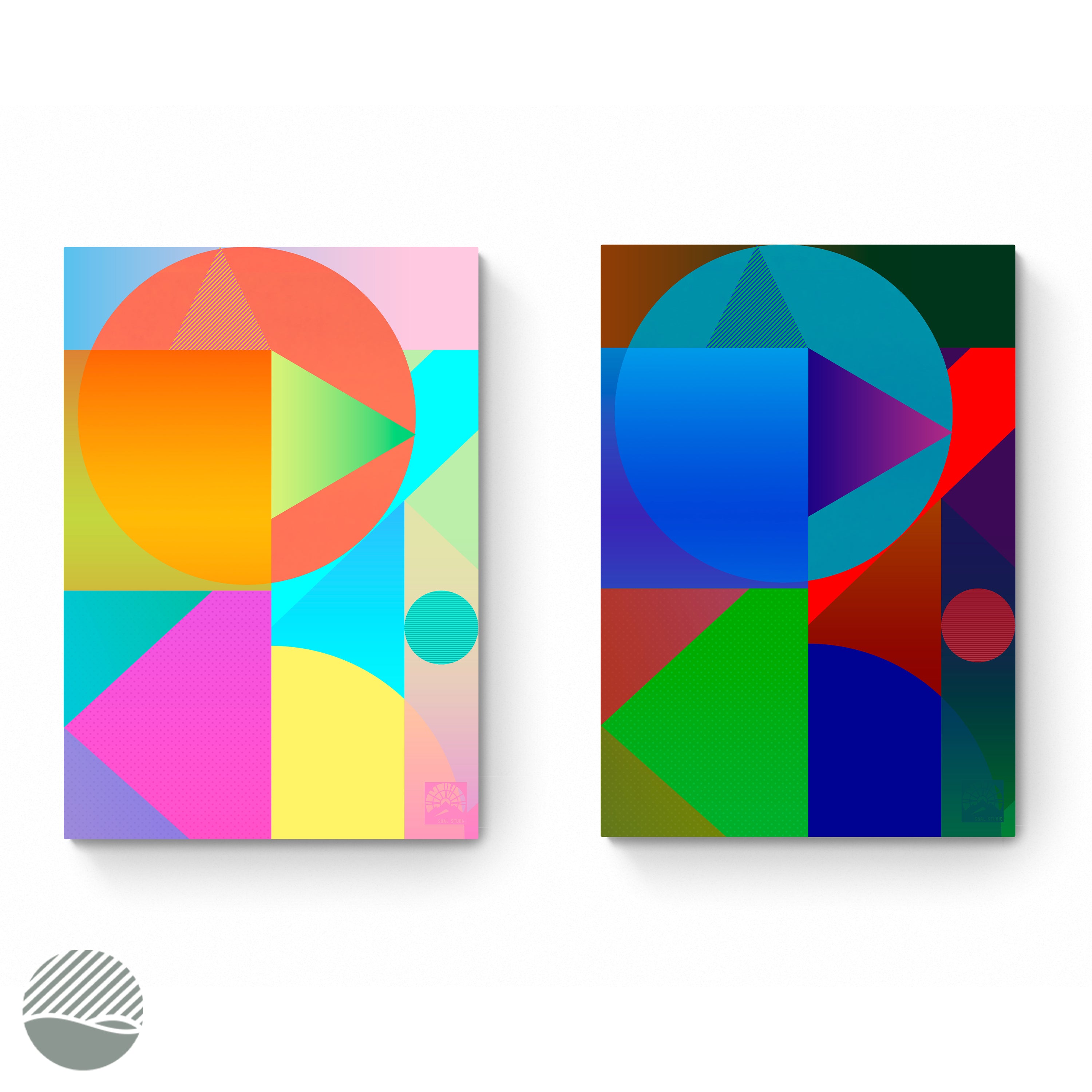 Building Colours in Sunrise and Dusk art print by SOAL Studio on NOKUKO.com 