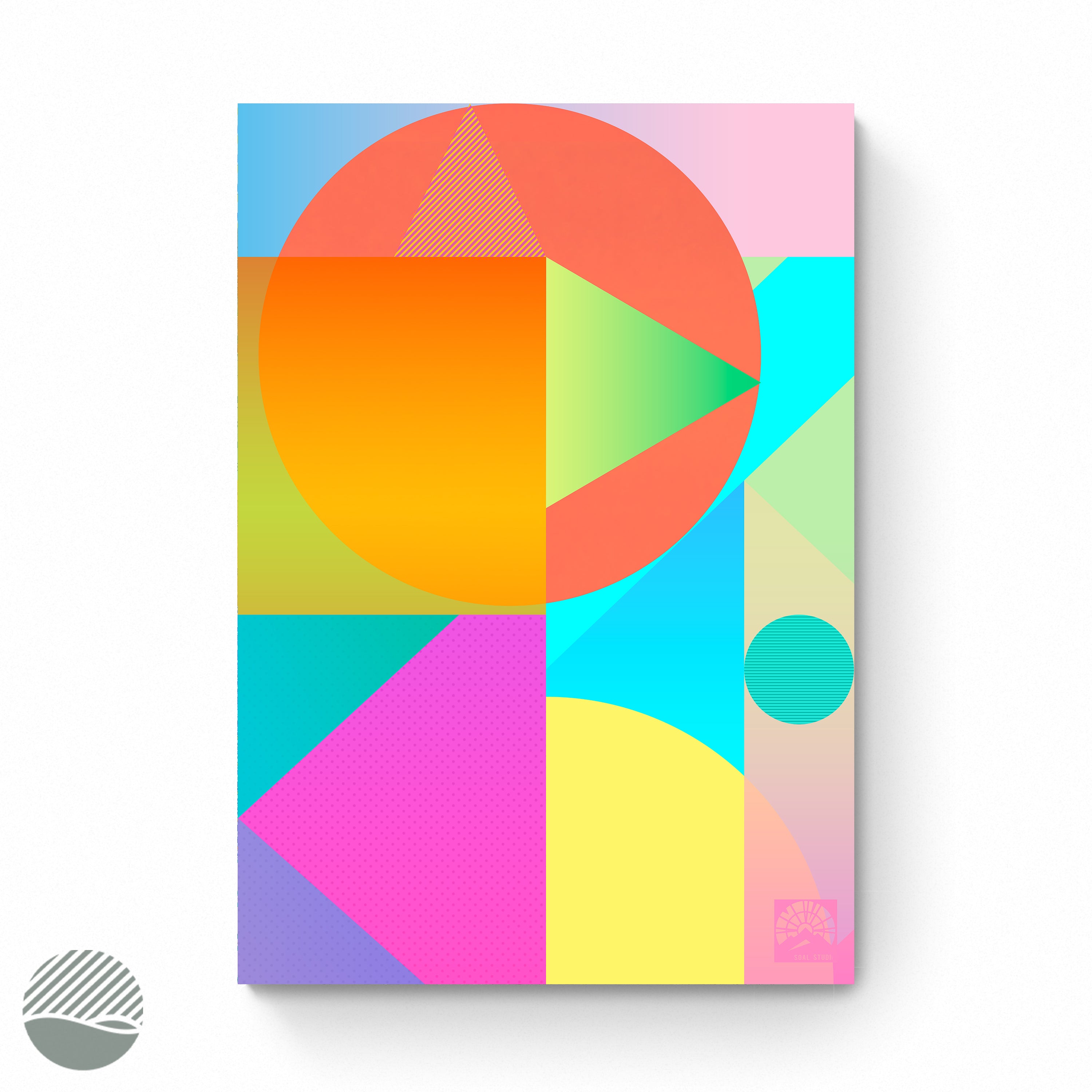  Building Colours in Sunrise art print by SOAL Studio on NOKUKO.com 