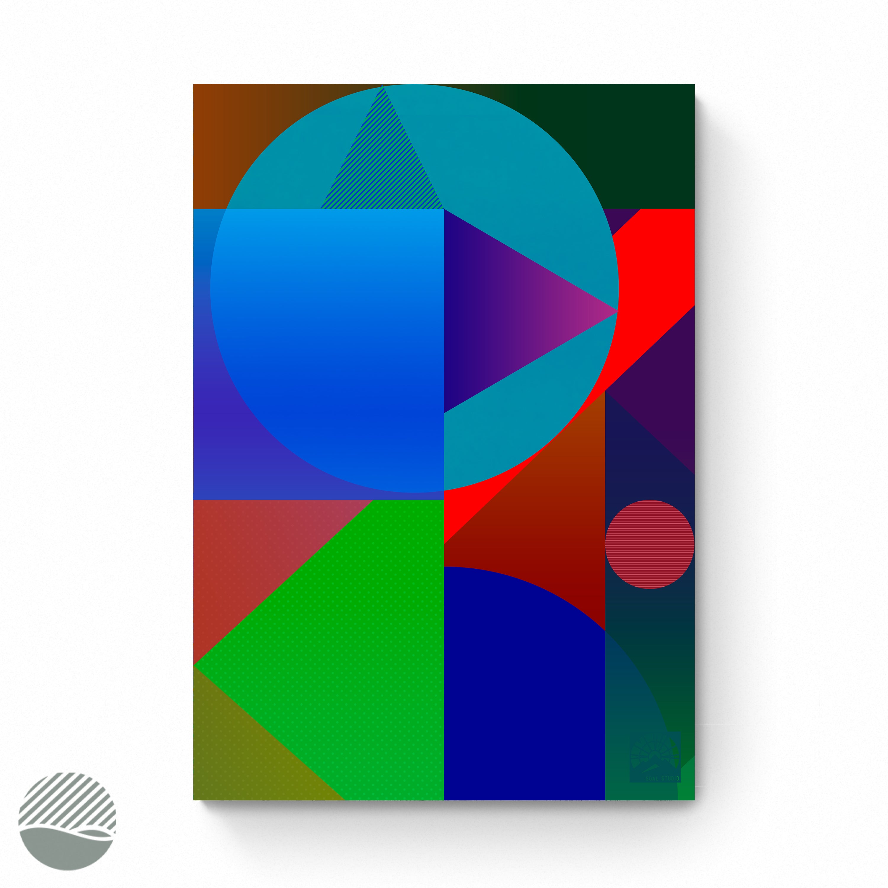 Building Colours in Dusk art print by SOAL Studio on NOKUKO.com 