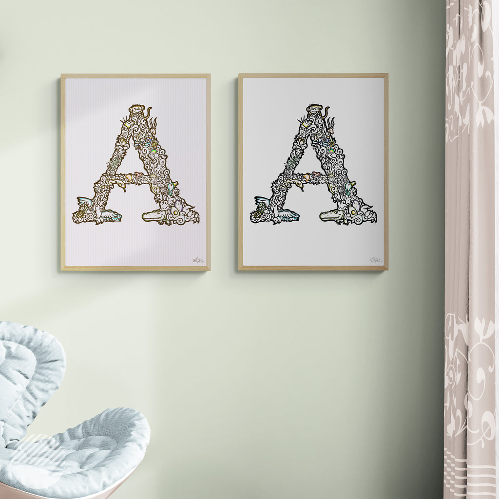 A - Danish Edition by Alpe displayed in a room setting