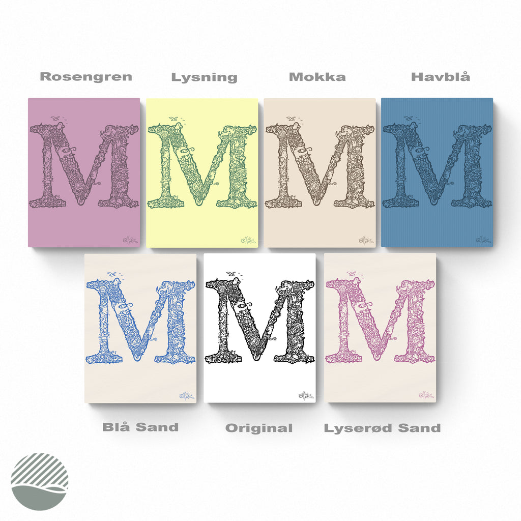 All colour editions of M - Danish Edition by Alpe