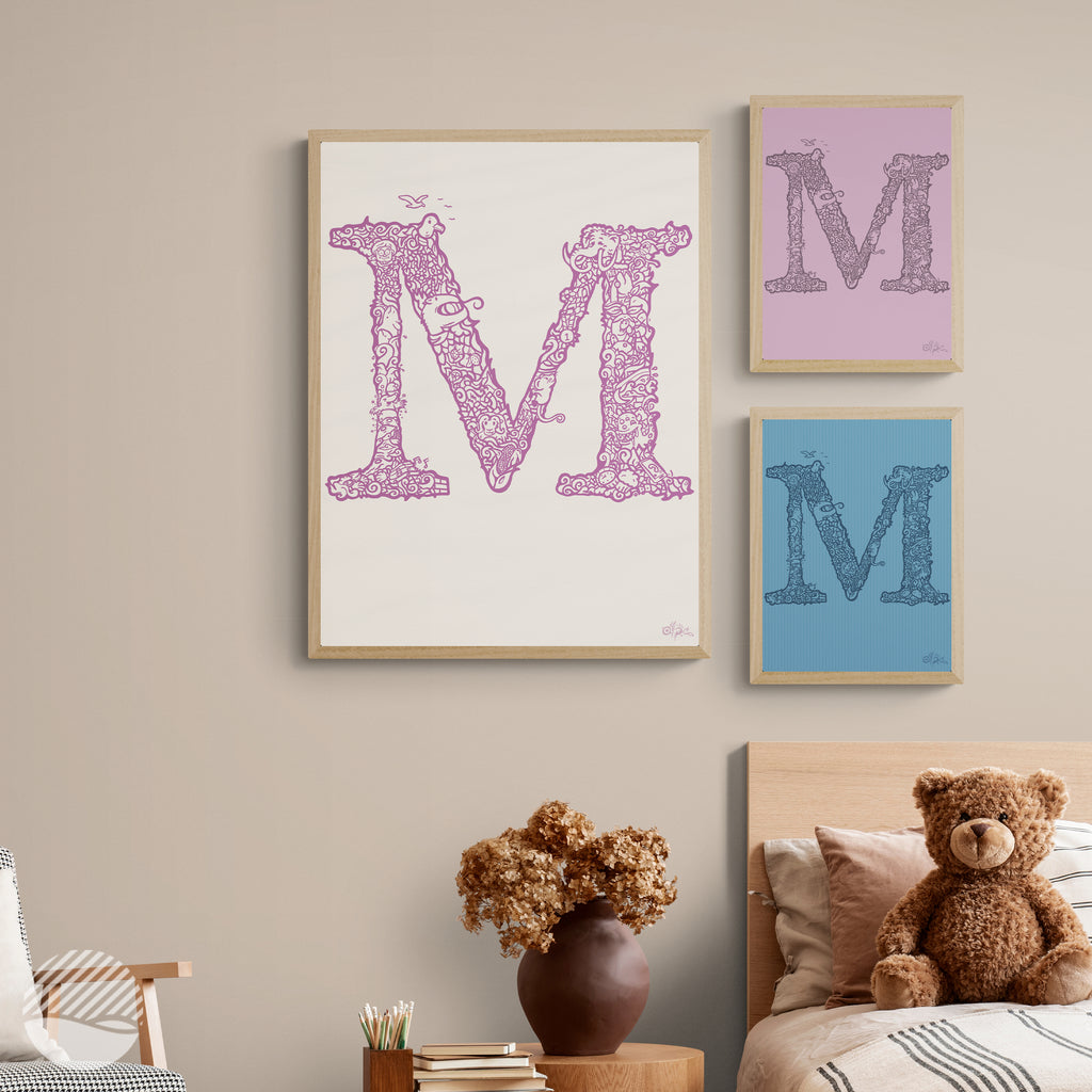 M - Danish Edition by Alpe displayed in a room setting