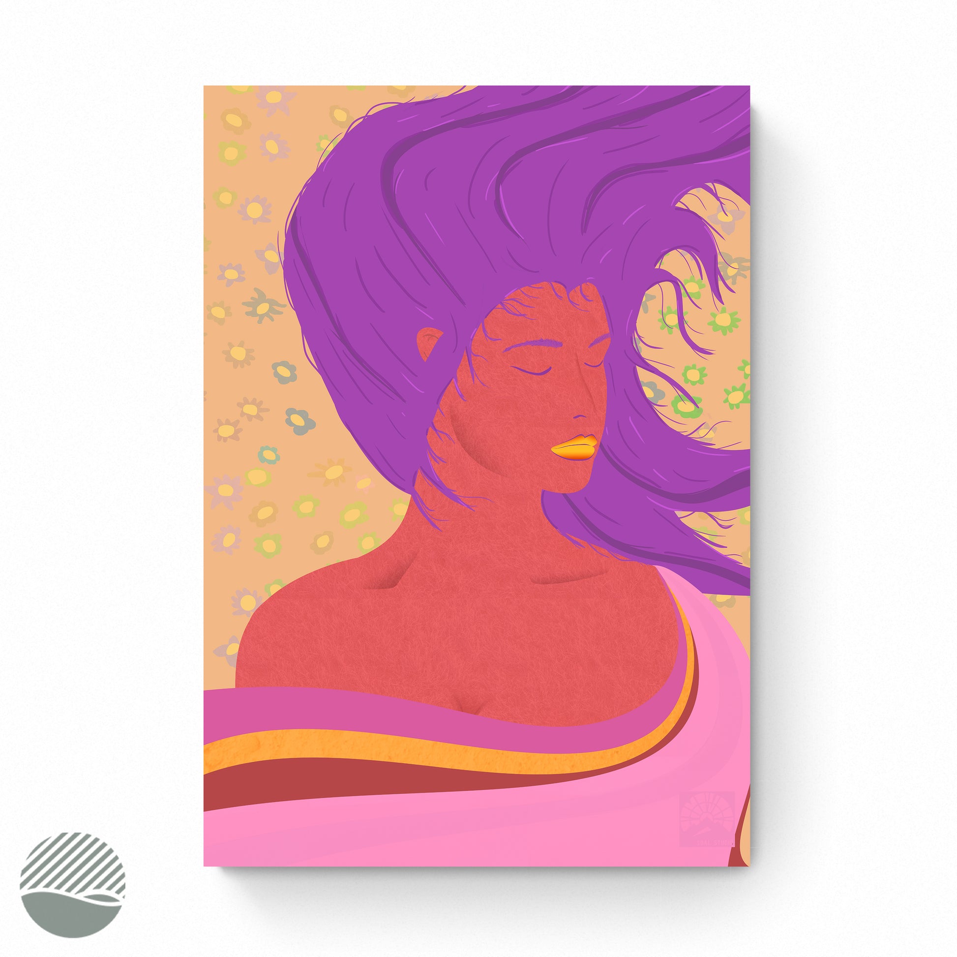 Fire goddess art print by SOAL Studio on NOKUKO.com 