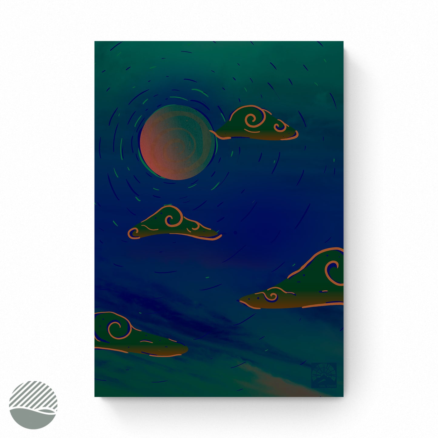 Lifting Sky in Cloudy Night art print by SOAL Studio on NOKUKO.com 