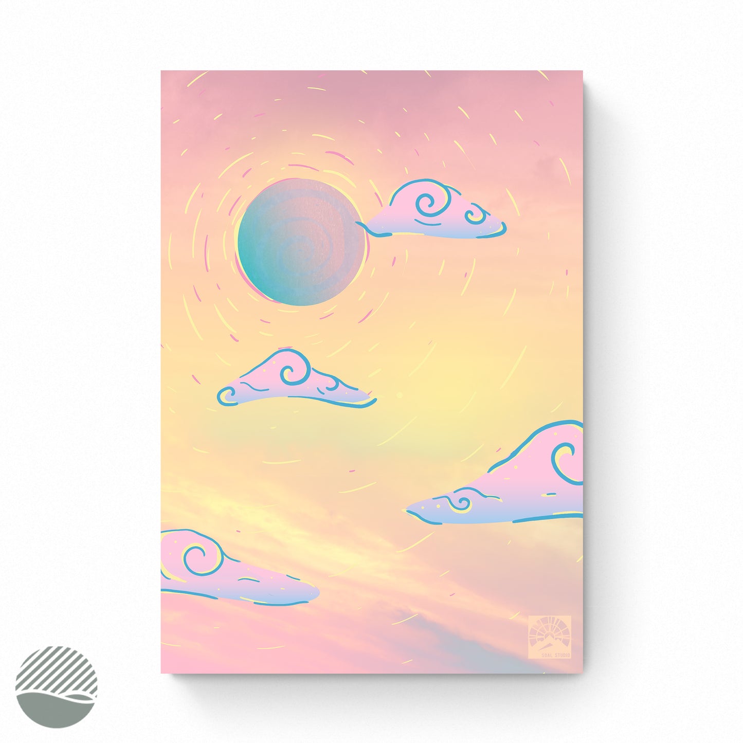 Lifting Sky in Sunset  art print by SOAL Studio on NOKUKO.com 