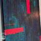 Right side photo of Break of Light by Alan Pedersen - ALANTHEROCK. An original acrylic painting with drawn details in 64cm x 86cm dimension.