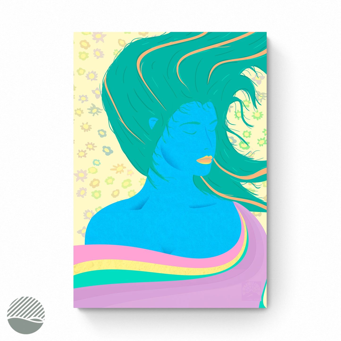 Water goddess art print by SOAL Studio on NOKUKO.com 