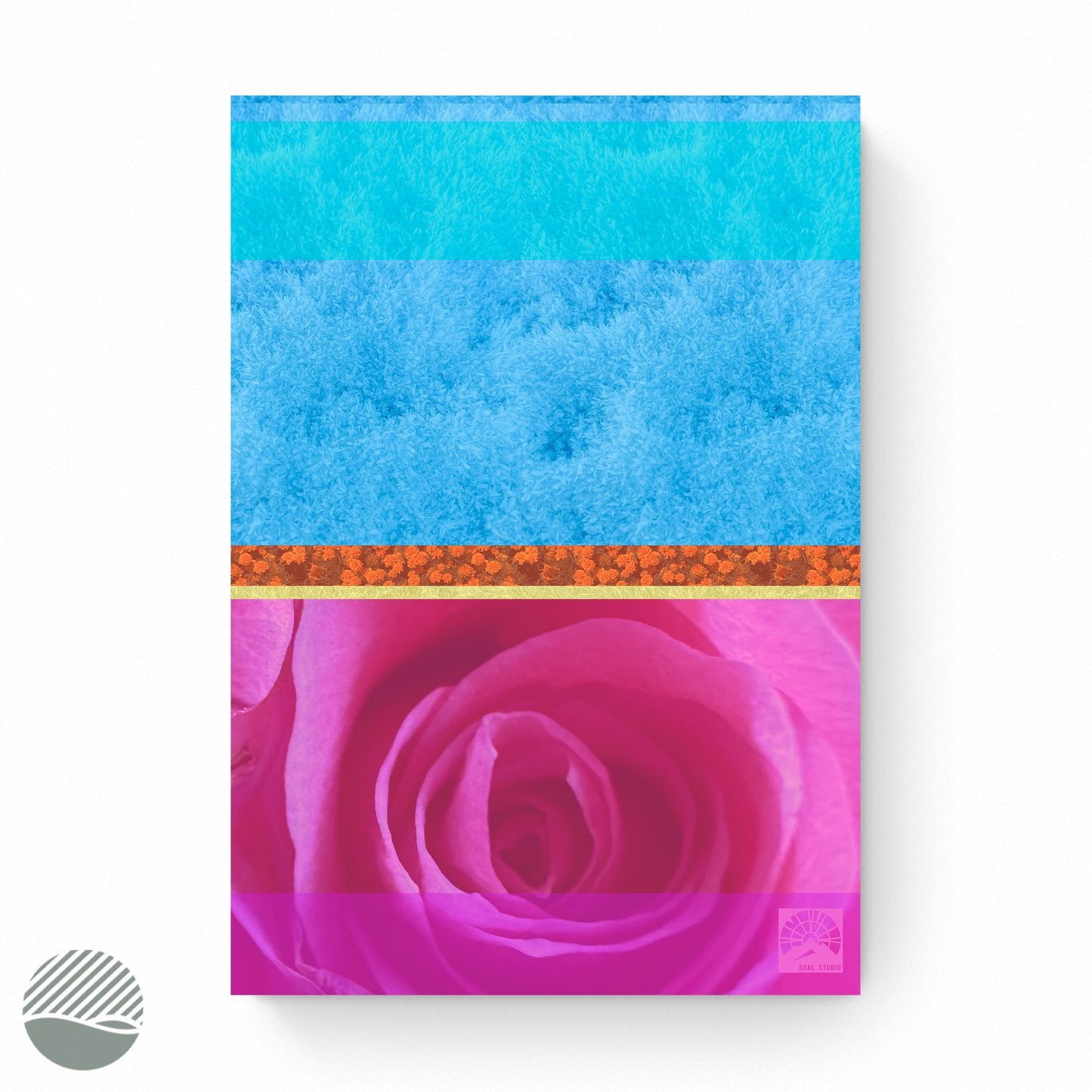 Wavy Rose -  Pink Ice art print by SOAL Studio on NOKUKO.com