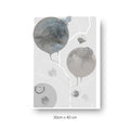 NOKUKO - art - Alan Pedersen - ALANTHEROCK - Finding paths - Grey - 30cmx40cm print