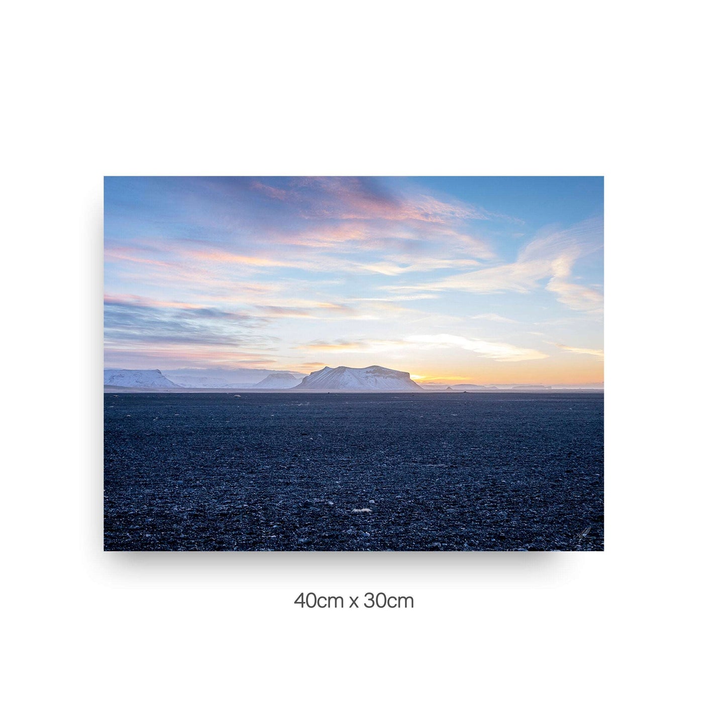 NOKUKO - photo - Alan Pedersen - ALANTHEROCK - Icelandic Beach, Iceland - 40cmx30cm print