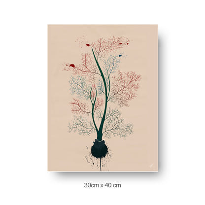 NOKUKO - art - Alan Pedersen - ALANTHEROCK - Limited edition - Hope - 30cmx40cm print