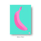 NOKUKO - art - Flying Fuck - It's a banana - Green Pink 50cmx70cm print