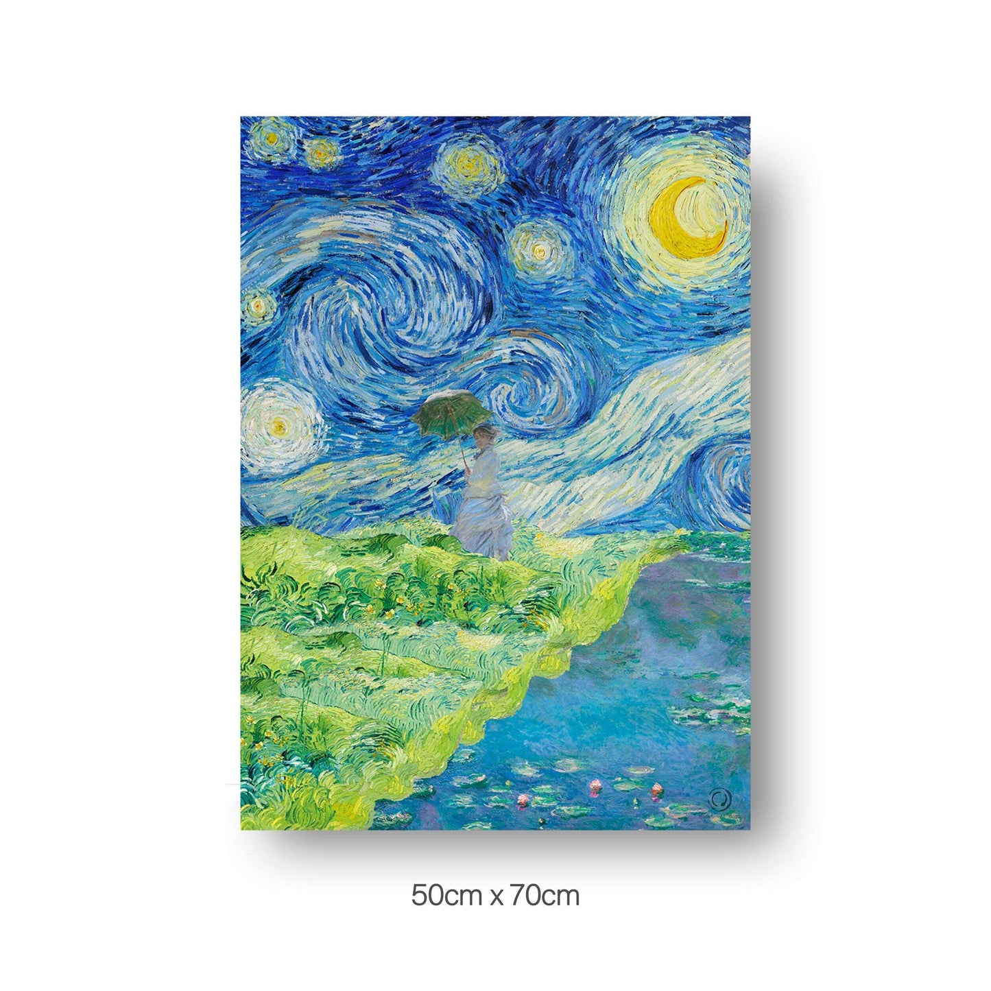 NOKUKO - art - Pública Rework - Everything under the moon monet van gogh - 50cmx70cm print