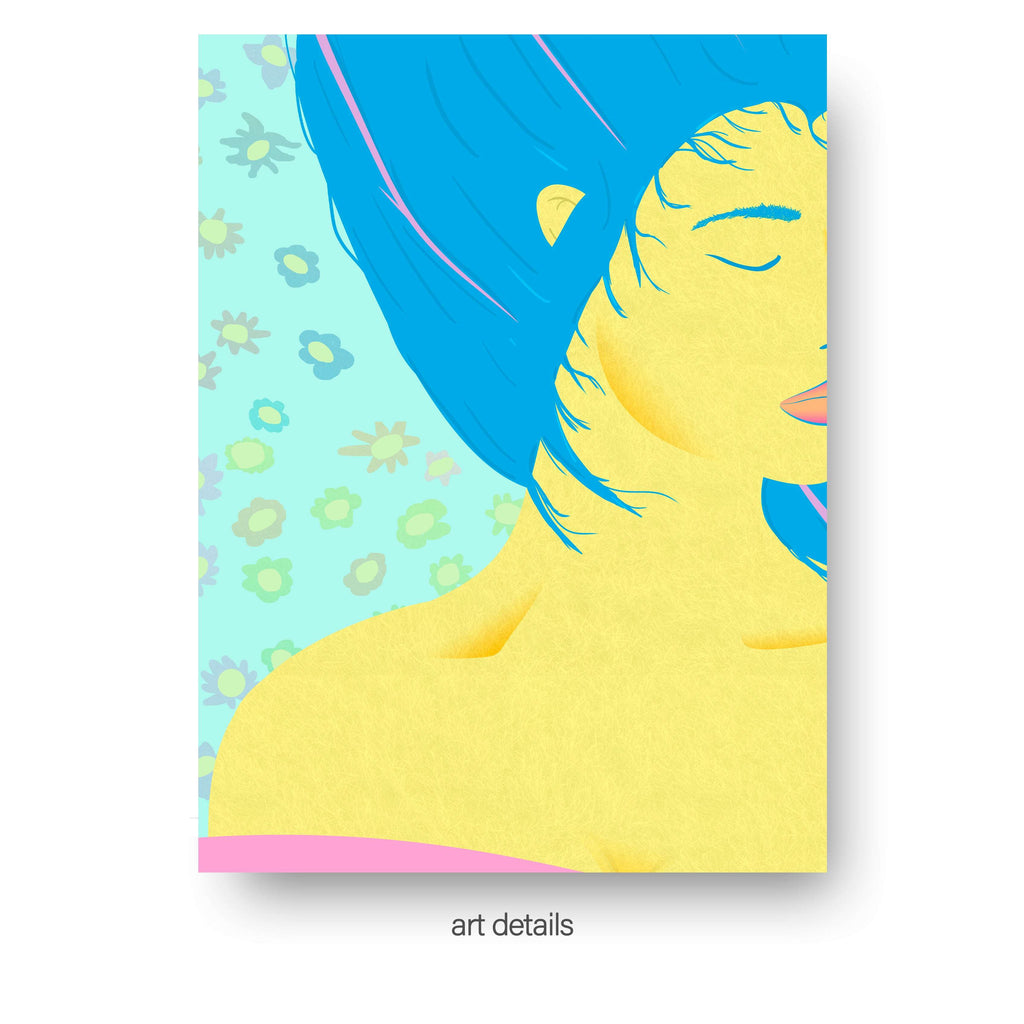 Art print details of Air goddess art print by SOAL Studio on NOKUKO.com 