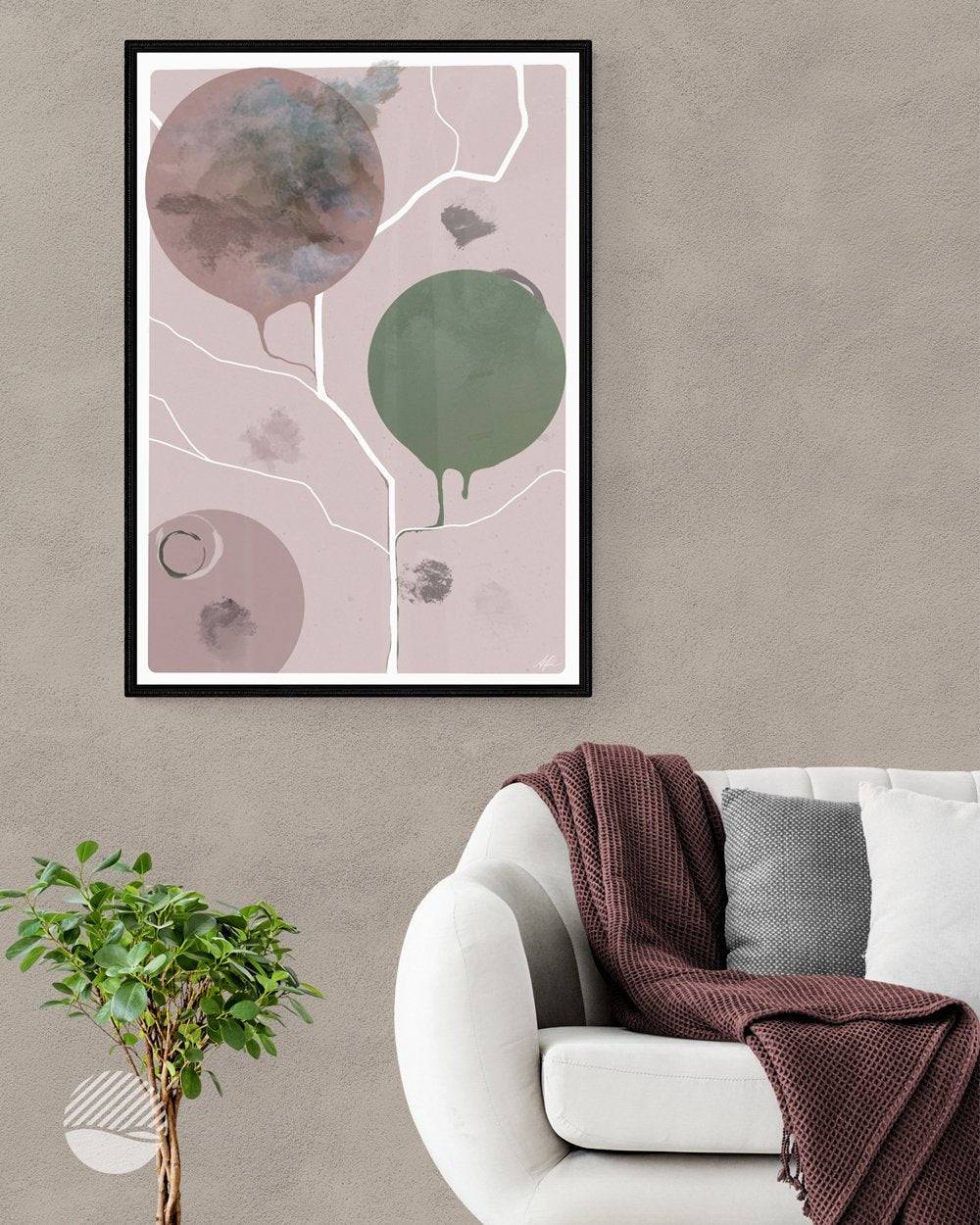 NOKUKO - art - Alan Pedersen - ALANTHEROCK - Finding paths - Rose - mockup 2