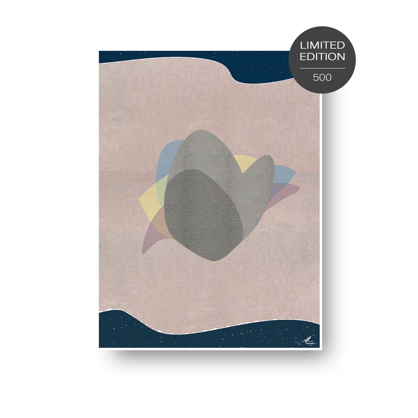 NOKUKO - Art - Alan Pedersen - ALANTHEROCK - Vibrant solidity - Limited edition 500 - print