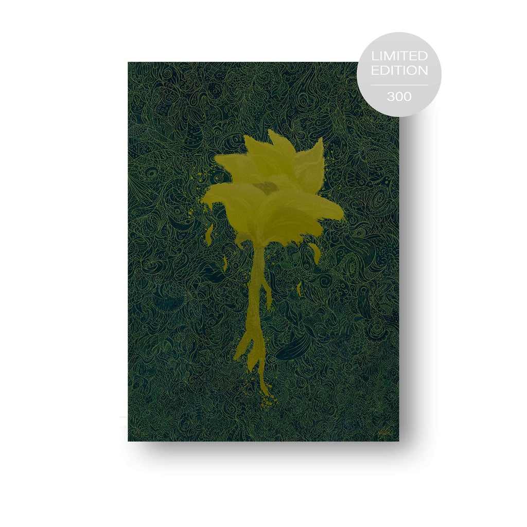 NOKUKO - Art - Alan Pedersen - ALANTHEROCK - Trust - Listen to me, myself - Limited edition 300 - Golden confident - print
