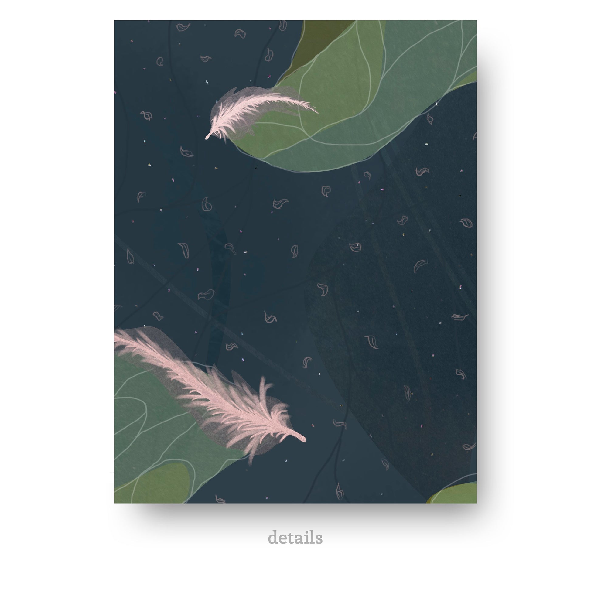 NOKUKO - art- Alan Pedersen - ALANTHEROCK - Lost Feathers - art details