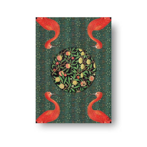 NOKUKO - art - Pública Rework - Birds and fruits - merrian - morris - print