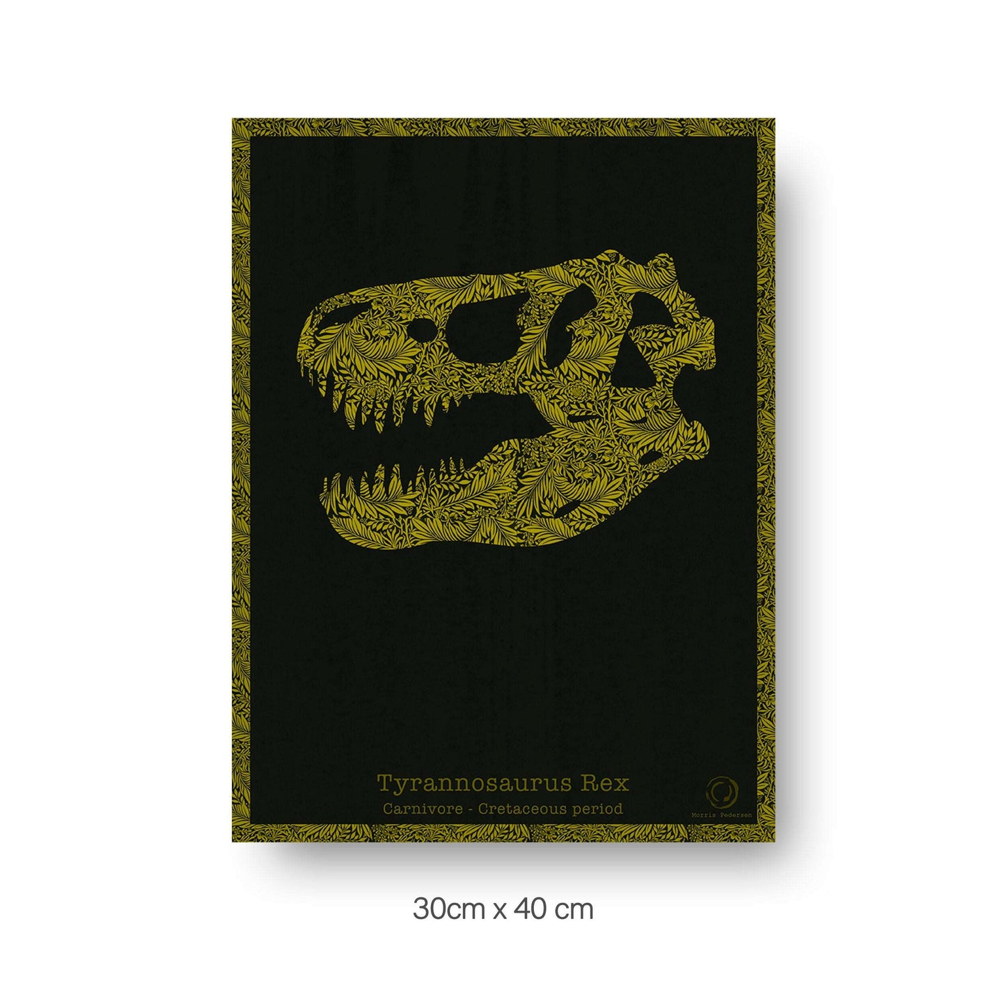 NOKUKO - Art - Pública Rework - Patterns of ancient life Morris Pedersen dark - 30cmx40cm print