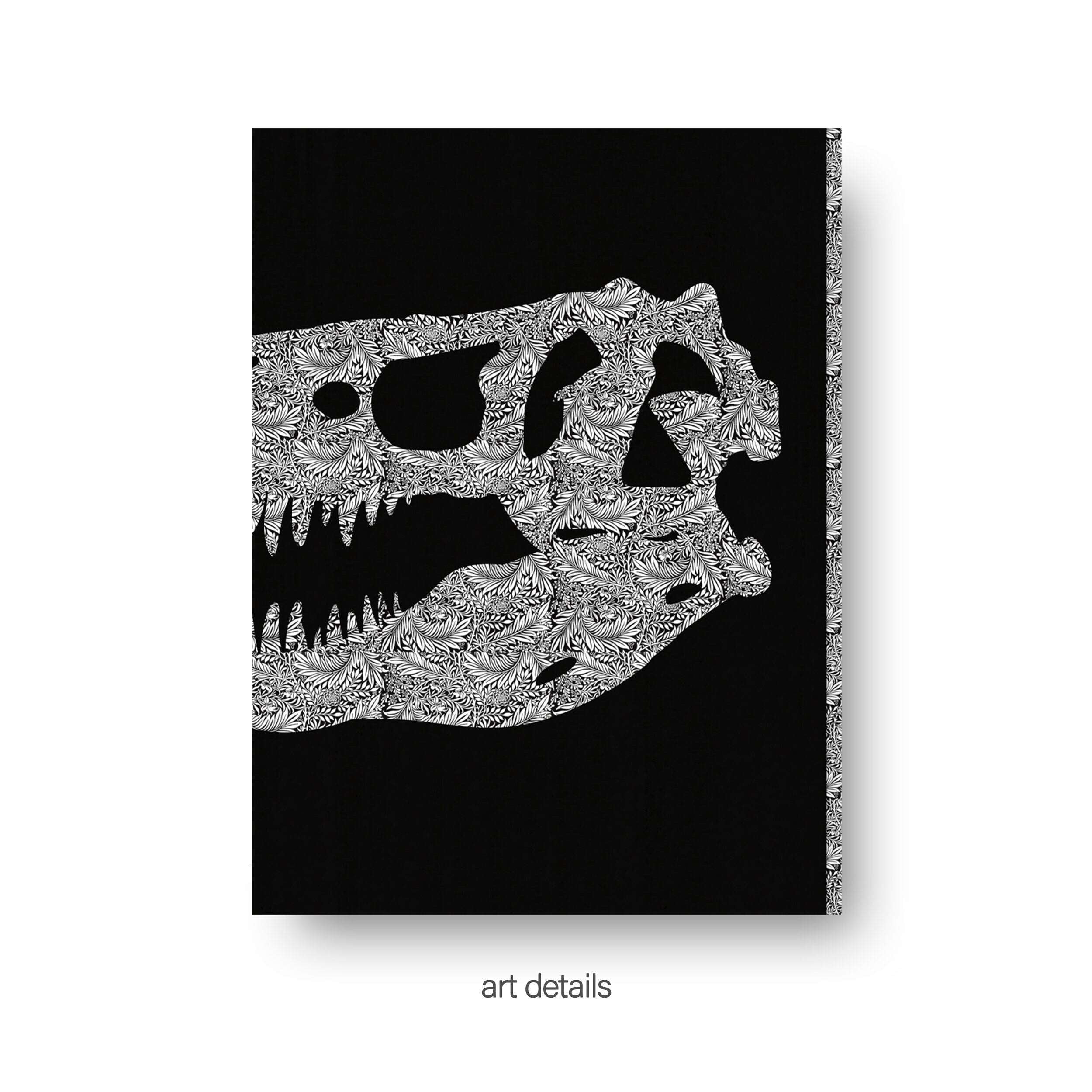 NOKUKO - Art - Pública Rework - Patterns of ancient life Morris Pedersen dark - art details