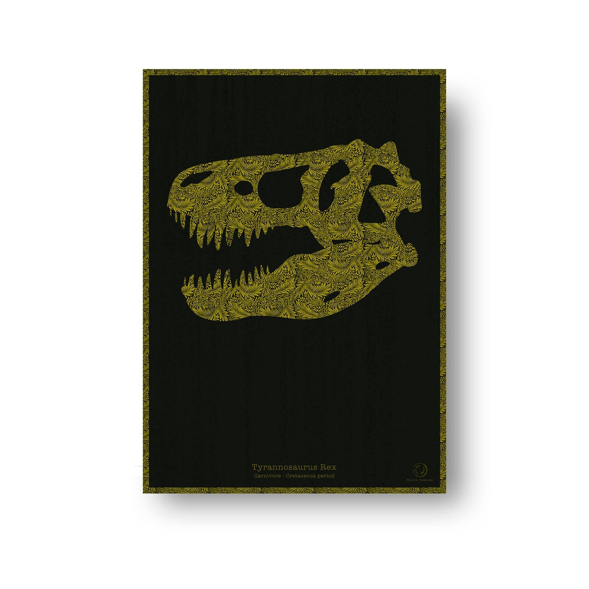 NOKUKO - Art - Pública Rework - Patterns of ancient life Morris Pedersen dark - gold print
