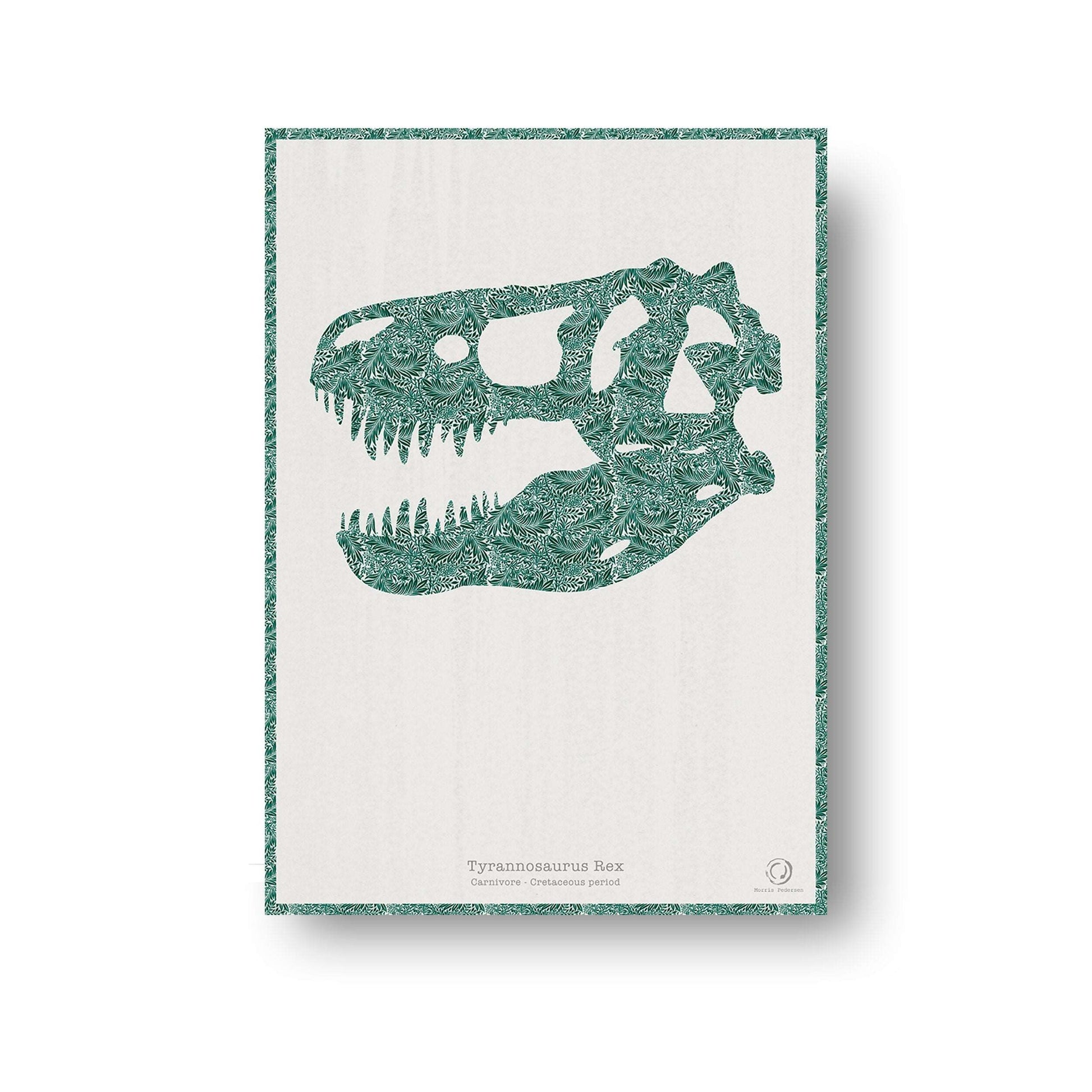 NOKUKO - Art - Pública Rework - Patterns of ancient life Morris Pedersen light - green print