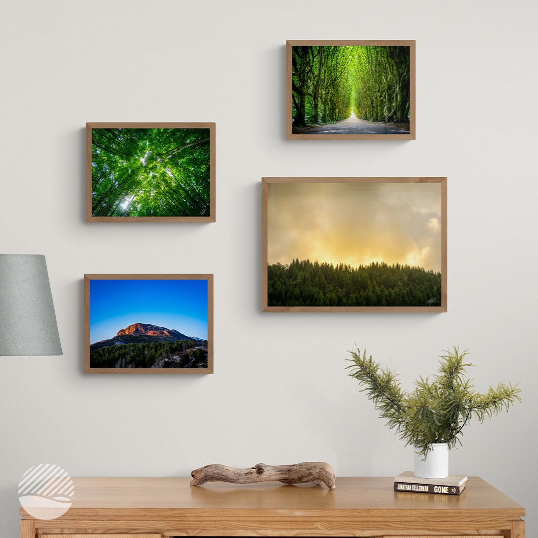 NOKUKO - photo - Alan Pedersen - ALANTHEROCK - Night of bright light Norway - Mockup livingroom