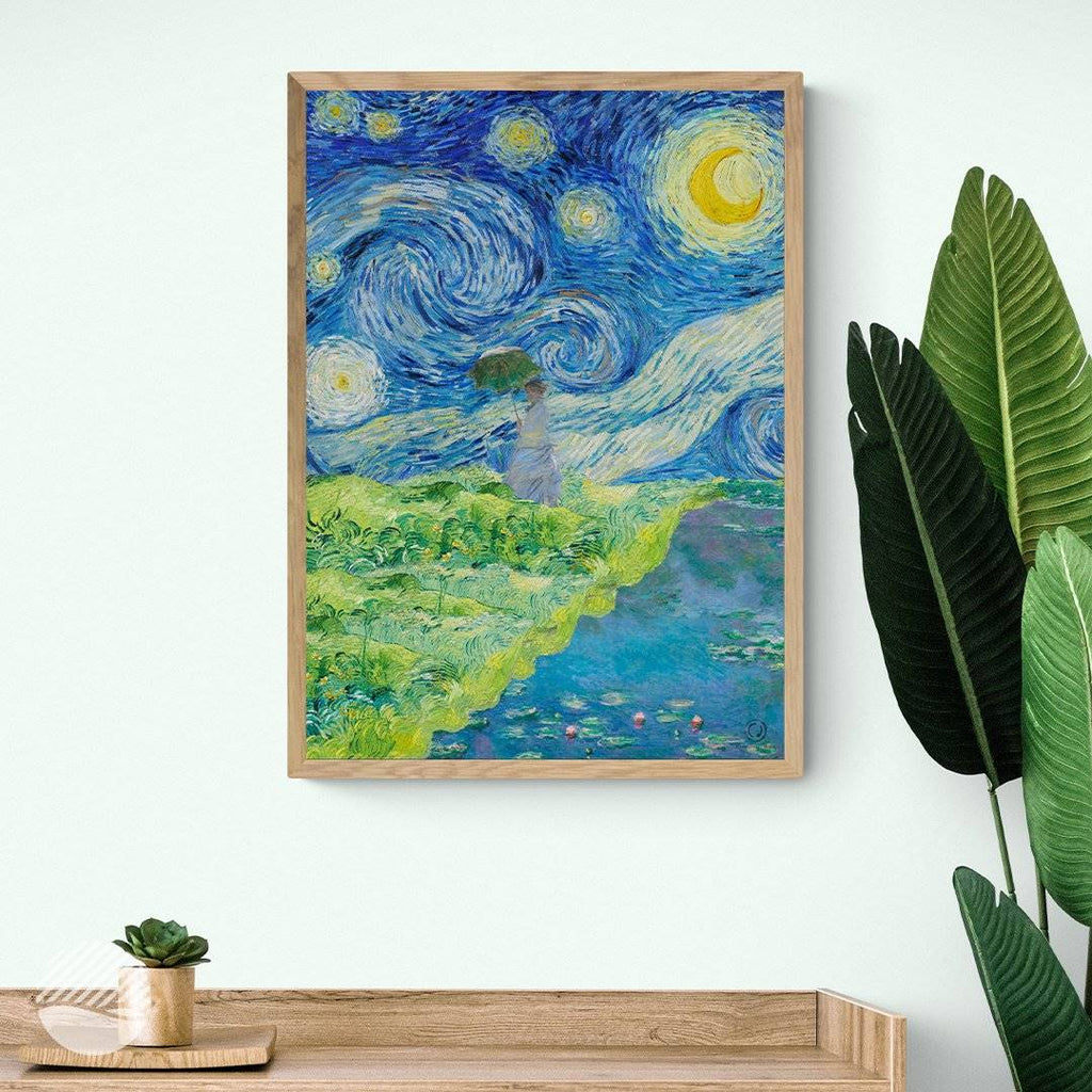 NOKUKO - art - Pública Rework - Everything under the moon monet van gogh - mockup front