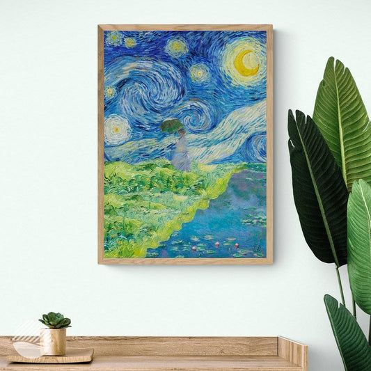 NOKUKO - art - Pública Rework - Everything under the moon monet van gogh - mockup front