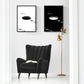 NOKUKO - art - Flying Fuck - Follow me - mockup black white