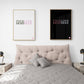 NOKUKO - art- Flying Fuck - Love More - mockup black white