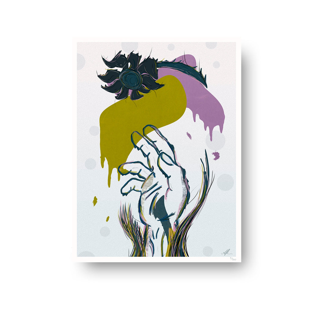 NOKUKO - art- Alan Pedersen - ALANTHEROCK - Limited edition - Liberate - print