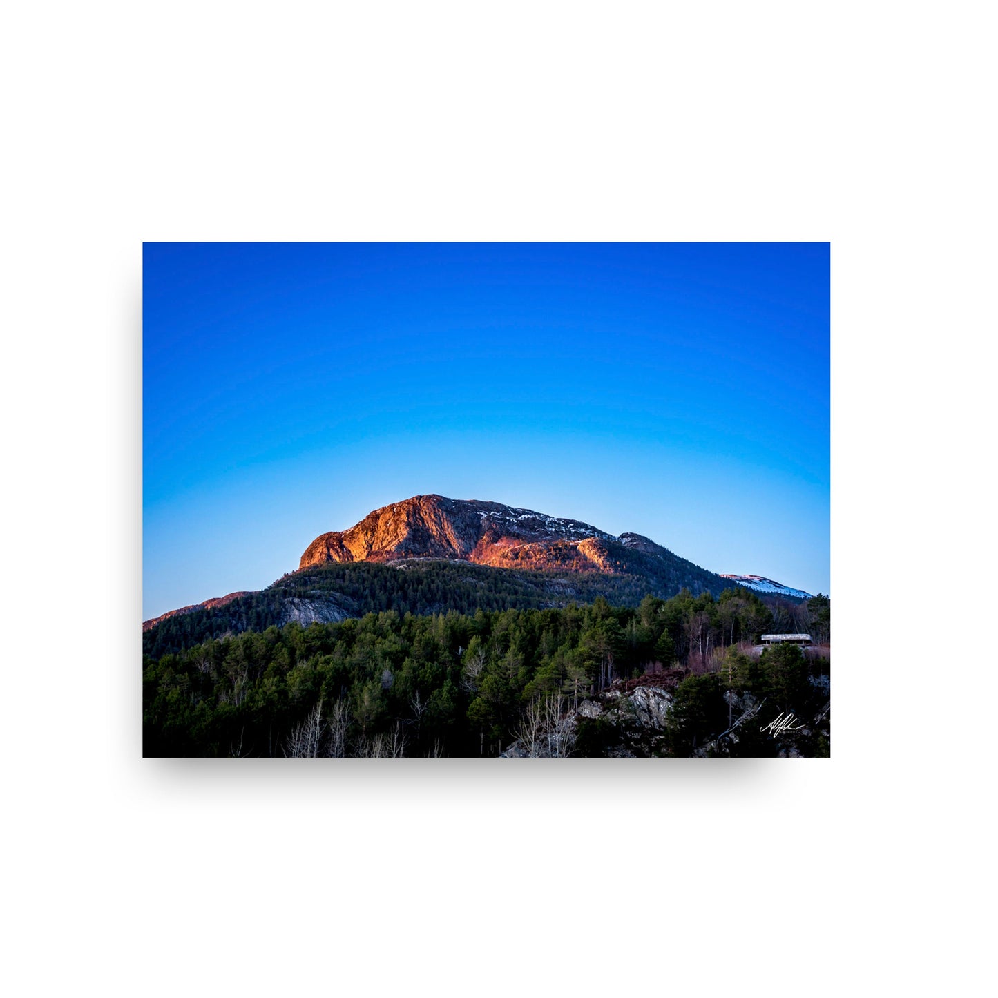 NOKUKO - photo - Alan Pedersen - ALANTHEROCK - Mountain sun - print