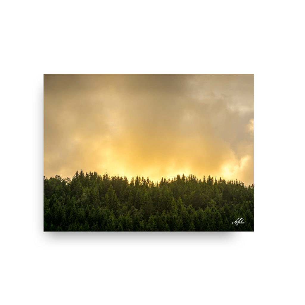 NOKUKO - photo - Alan Pedersen - ALANTHEROCK - Night of bright light Norway - print